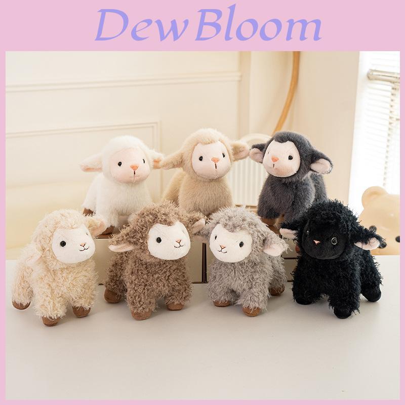 Cute Curly Wool Sheep Plush Toy With Pp Cotton Filling For Children And Gift Giving