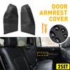 2Set Microfiber Leather Panels Door Rear Armrest Cover For Honda Pilot 2009-2015