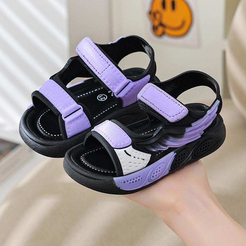 

Boys Slip-on Anti-slip School Shoes Flip-flops 21 фіолетовий