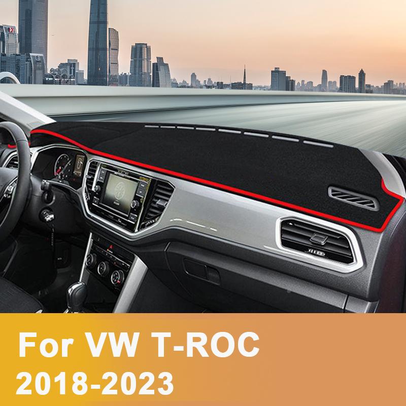 For Volkswagen VW T-ROC T ROC TROC 2018-   Car Dashboard Cover Mat Auto Dash Board Sun Shade Pad Carpets Accessories