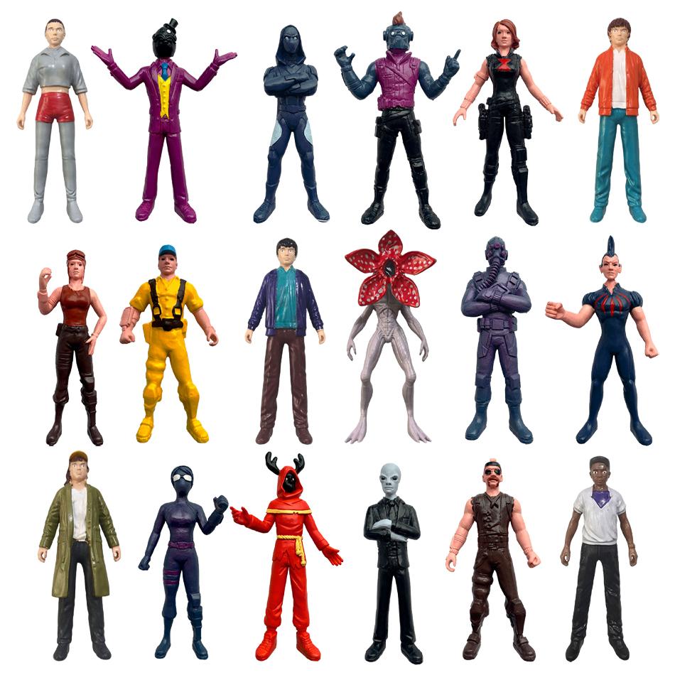 18 Stück/Set Puppen im Figurenstil Eleven Monster Stranger Things Figur PVC Anime Figuren Sammlung Spielzeug Weihnachten