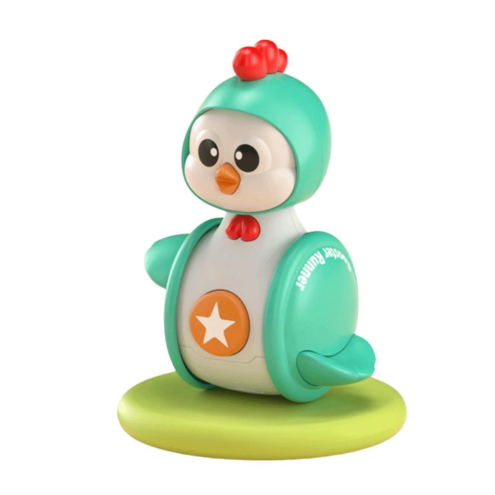 Early Education Early Education Toy Fun Toy Children s Toys Chicken Gliding Tumbler Toy Baby Toy зелёный