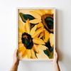Poster Yellow Flowers Sunflowers