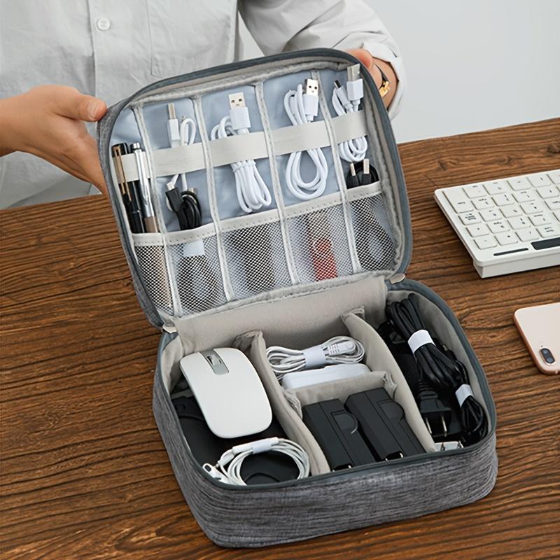 2025 New Cable Storage Bag Waterproof Digital Electronic Organizer Portable USB Data Line Charger Plug Travel