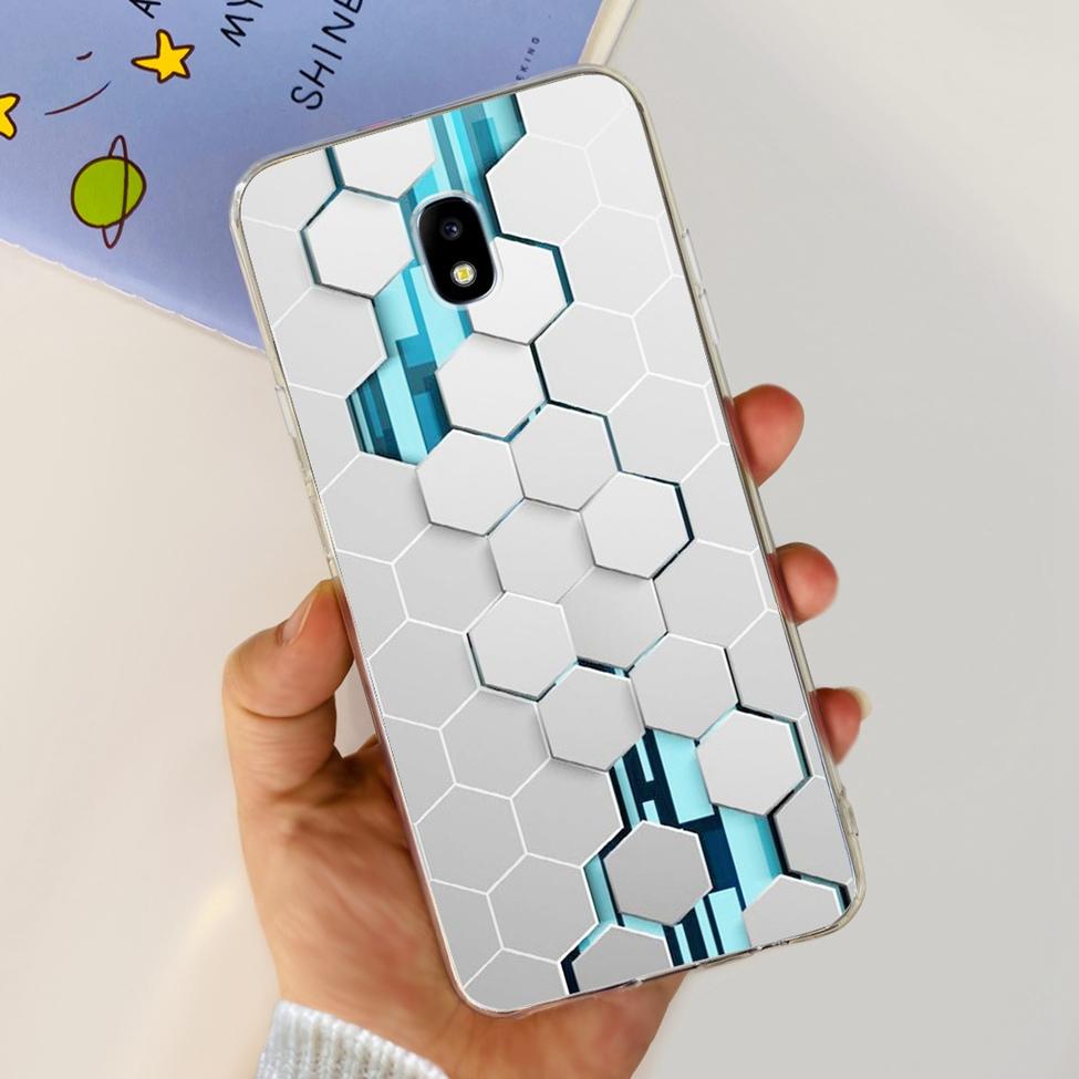 Case For Samsung J3 J5 J7 2017 Cover Cute Cartoon Cat Fashion Flowers Back Cover For Samsung Galaxy J7 2017 Phone Case