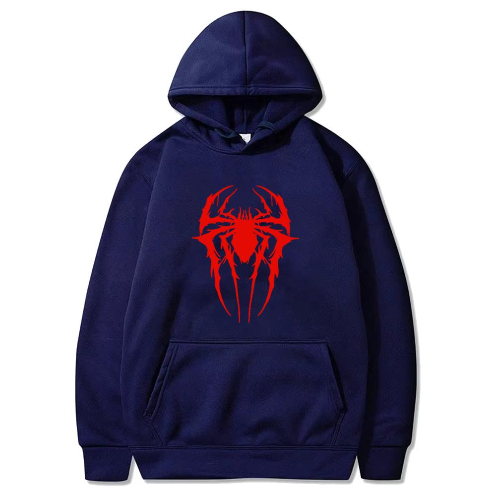 Fashion Brand Men's Hoodie Casual Hoodie Sweatshirt Men's/Women's Top Solid Color Printed Spider Hoodie Sweatshirt  WY0184