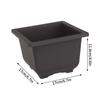 Flower Pot for Plants Garden Pots Planter Outdoor Balcony Landscape Plant Potted Square Flower Pot Garden Yard Succulents Holder