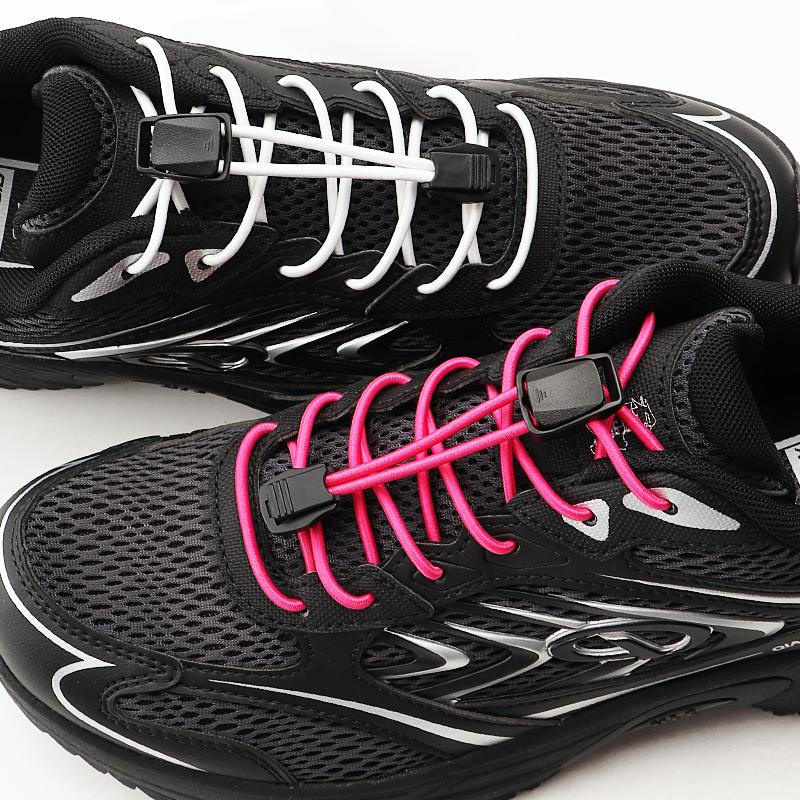 Buckle for Kids & Adults Elastic Laces for Sneakers No-Tie Shoe Lace Fastener Press Spring Lock Shoelace Running Shoes Fix Clips