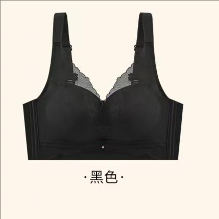 Women Lace Bra Fixed Cup Anti Sagging Antibacterial Soft Lightweight Luxury Bra Comfortable Supportive Shaping Thin Underwear