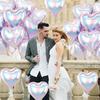 6Pcs 18 Inch Heart Foil Balloon Set Romantic Aluminum Film Balloons for Wedding Birthday Party Festival Decoration Supplies