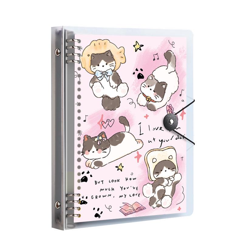 High Style Cute Animal Iron Hole Loose-Leaf B5 Student Notebook, Thickened