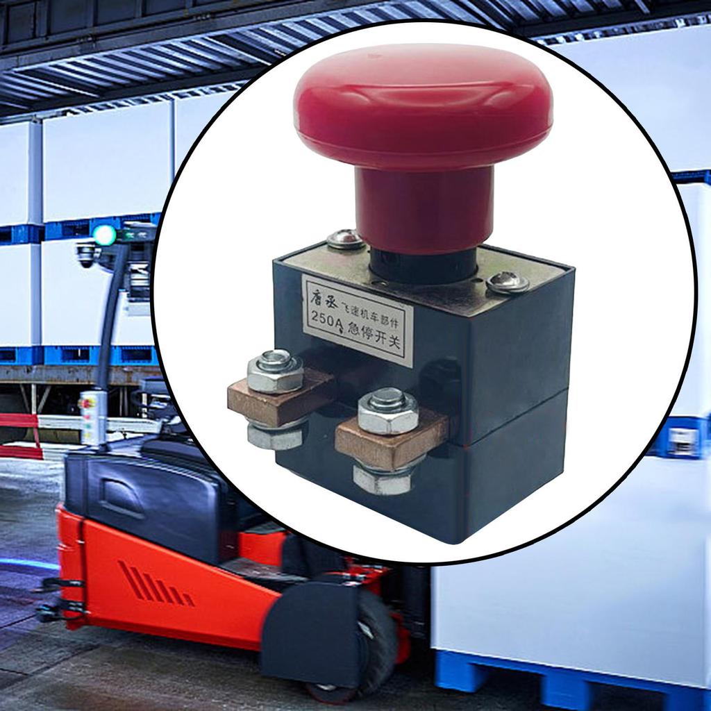 Emergency Stop Switch 96V 250A Component Replacement Easy To Install Vehicle Part,Forklifts