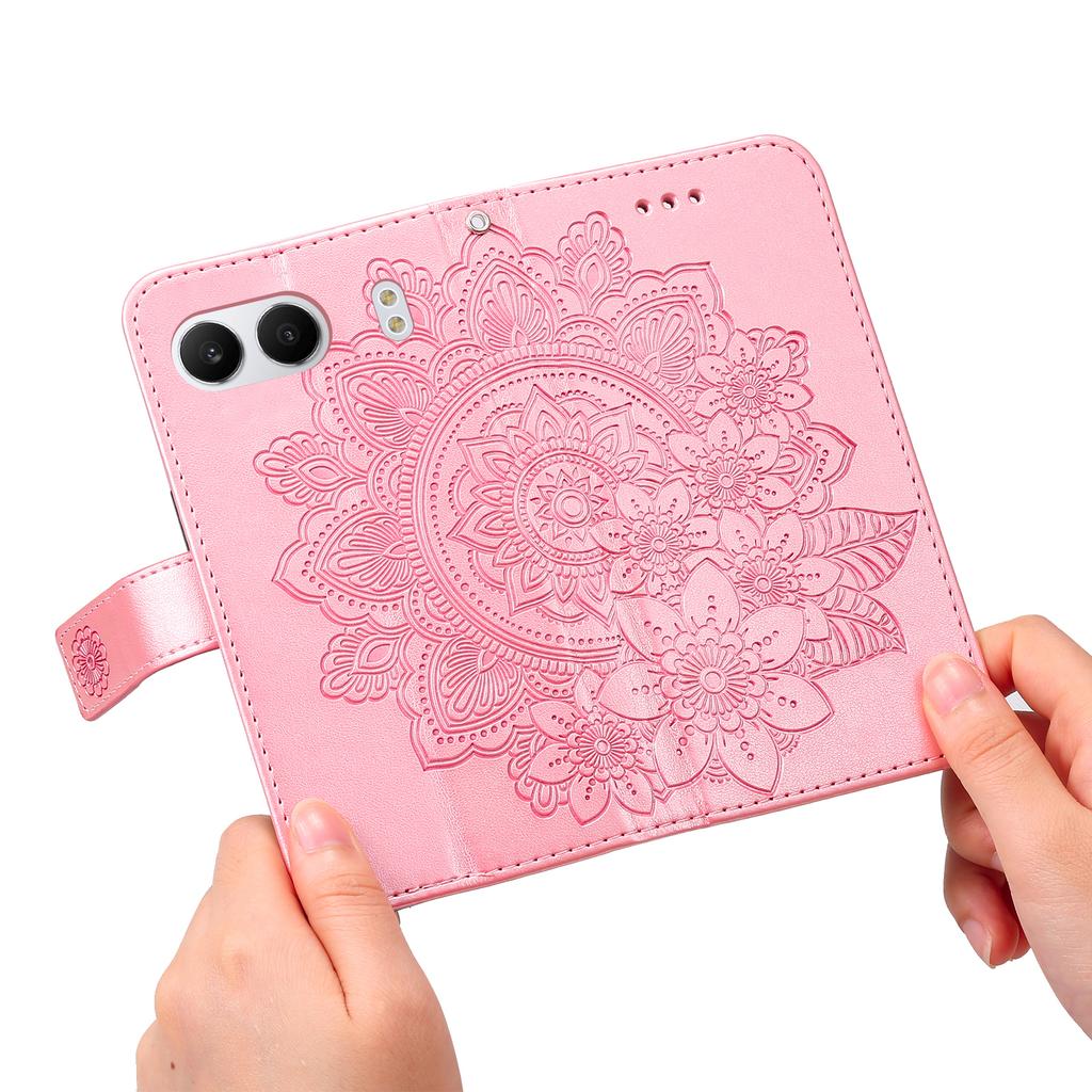 For OnePlus Nord 4 Case Floral Pattern PU Leather Wallet Stand Phone Cover