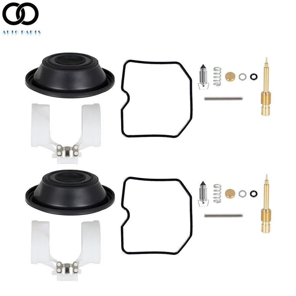 2× For Kawasaki EX250 Ninja 250R 2001-2012 Carburetor Repair Kit Diaphragm Float