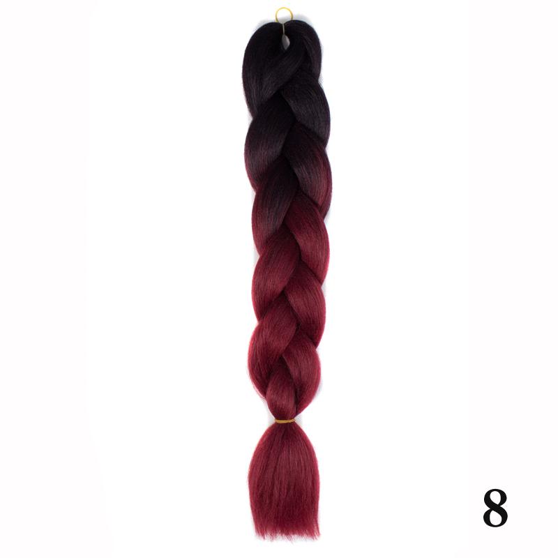 Braids Hair Extensions Balayage Ombre DIY Quick Weave Braiding Hair for Cosplay Daily Use for Women