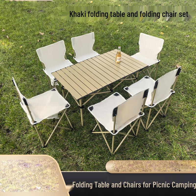 Portable Outdoor Folding Table and Chair Set