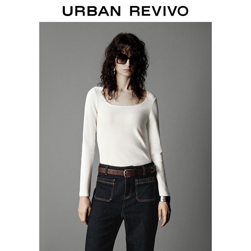 UR Women's Solid Color Short Knitted Top