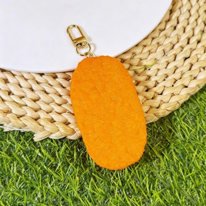 Realistic Food Keychain Set PVC Mini Crab Lobster Keyring Creative Novelty Fun Gift for Car Key Backpack Lovers Friend Party Decoration
