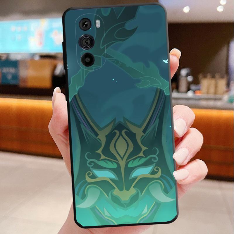 Phone Case For Motorola Edge 50 40 Pro 60 50 40 30 Ultra Neo Fusion Moto G85 G72 G53 G54 G84 G13 G32 Genshin Impact Namecard