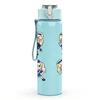 1PC Four Little Boy Character Set 750ml Color Plastic Sports Water Bottle Leakproof Flip Straw Lid Suitable for Sports Office Home Use