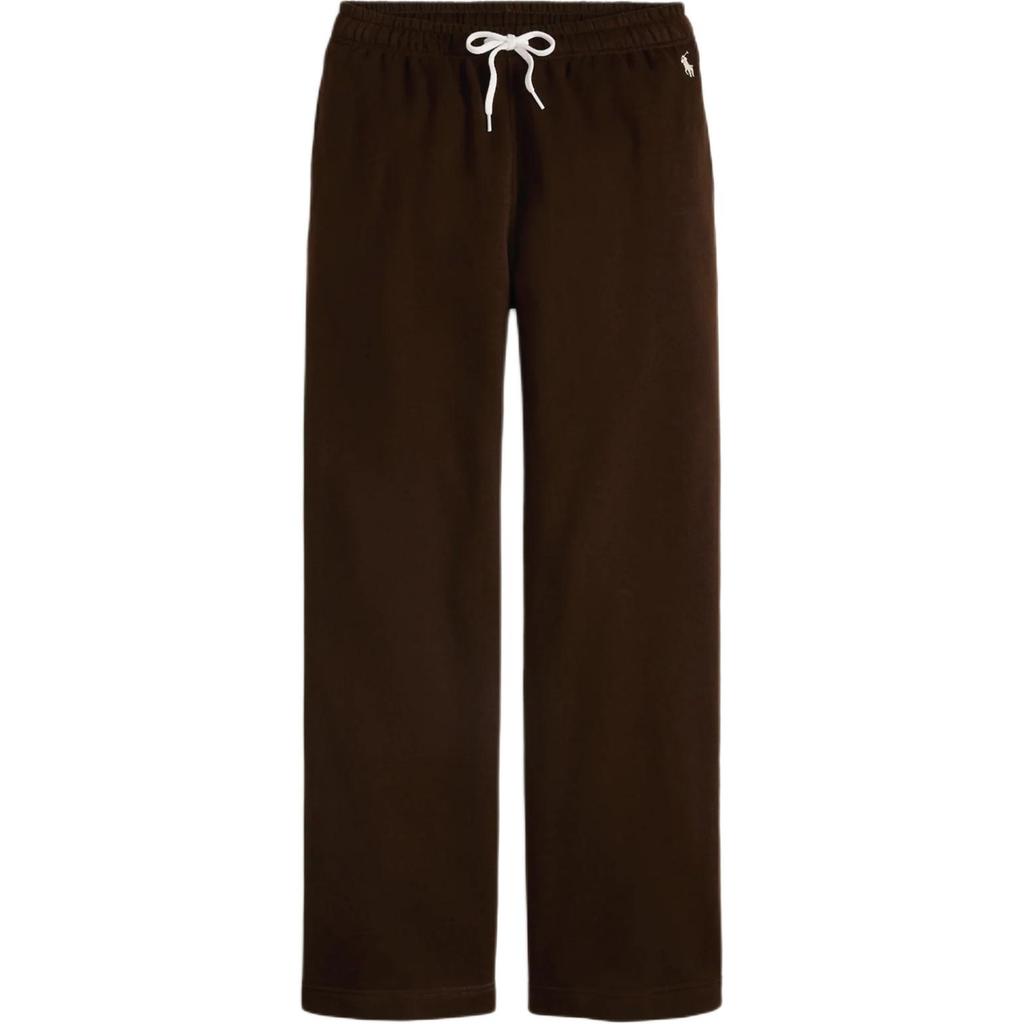 Polo Ralph Lauren Solid Color Fleece Drawstring Wide Leg Sports Casual Pants Women bottoms 211977959-005