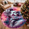 Marilyn Monroe Pattern Round Rug, Indoor/Outdoor Mat, for Picnic, Gameroom, Bedroom, Office, Living Room, Home Decor Carpet, Birthday Gift