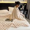 Faux Rabbit Fur Throw Bubble Blanket Warm Blanket Fluffy Blanket Plush Cozy Thick Furry Blanket