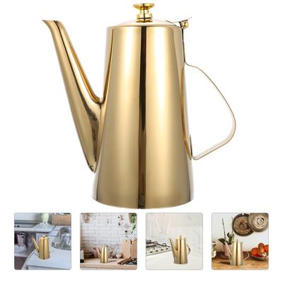 Vinegar Pot Olive Oil Dispenser Bottle Stainless Steel Cold Water Jug Cans Kettle Sauce