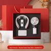 Digital Display Coffee Cup & Handheld Fan Business Gift Set for Leaders & Colleagues - Customizable with Logo