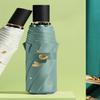 MAYDU Gold-Stamped Heart UV Protection Folding Umbrella