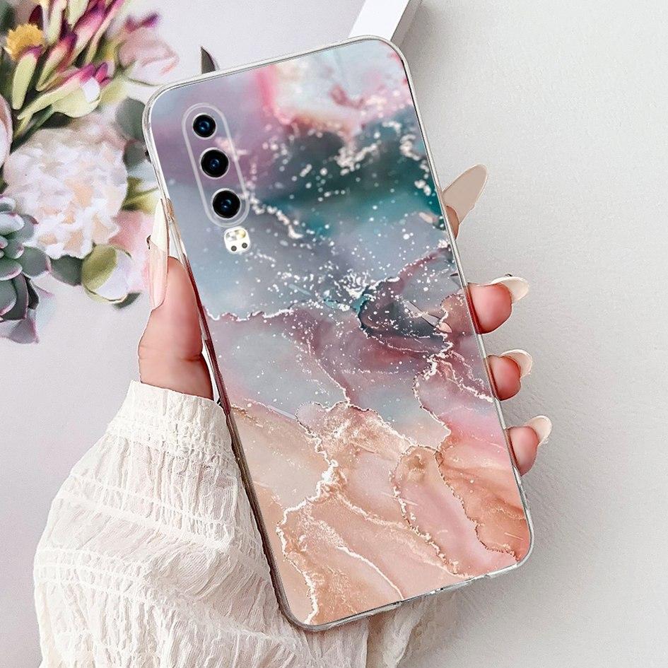 For Huawei P30 Case ELE-L29 ELE-L09 Cover New Cool Cartoon Lion Bow Carp Soft Silicone Phone Case On Huawei P30 Pro VOG-L29 Capa
