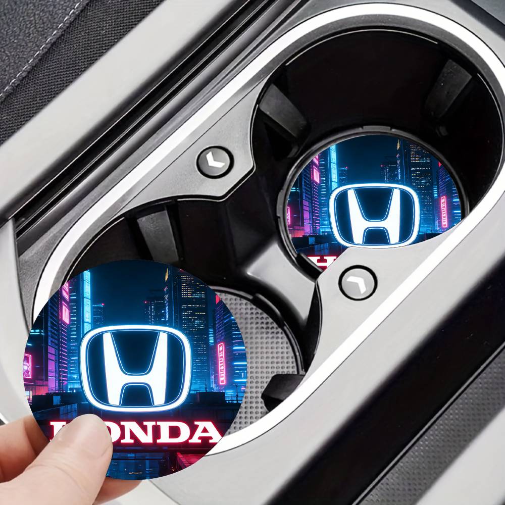 AAADC1 For Honda New Car Cup Holder Anti-Slip Silicone 7cm Insert Coaster Mat Universal Car Accessories Black Fit Most Cars