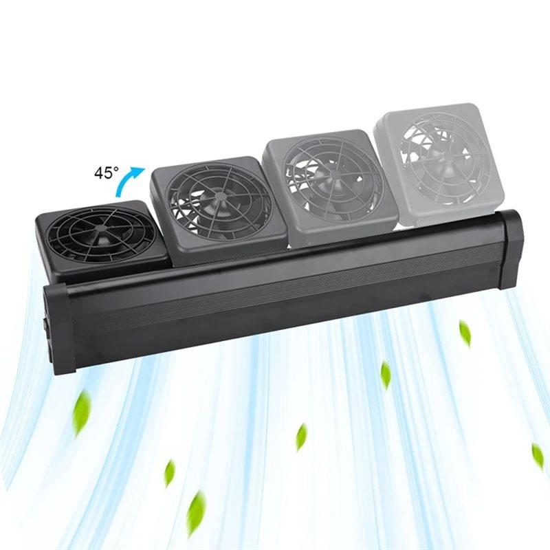 Fresh Fish Tank Cooling Fan With Adjustable Wind Speed For Aquariums- EU Power Adapter Included EU PLUG