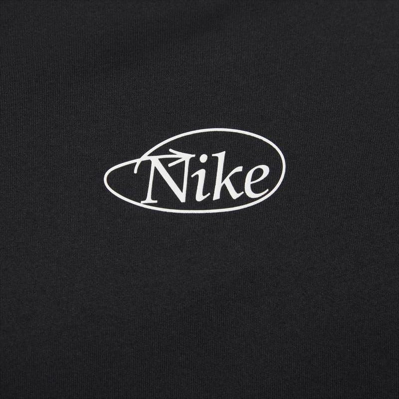 Nike Primary Dri-Fit Logo Quick-Dry Breathable Round Neck Long Sleeve T-Shirt Men Tops Black HQ4736010
