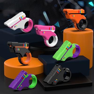 3D Basılı Fidegt Oyuncakları Döner Parmak Kaydırıcıları Fidget Oyuncak Ofis Basınç Giderici Kaydırıcı Cırcır Parmak Fidget Parmak Ucu Dokulu
