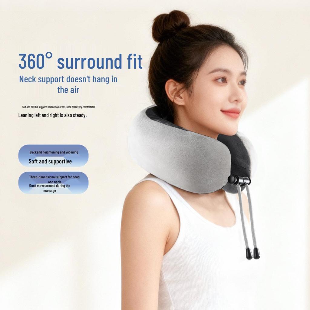 U-shaped Multi-functional Neck and Back Massager Pillow for Cervical and Lumbar Support