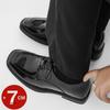 Mode 7CM Erhöhungsschuhe für Herren Elegante Kleiderschuhe Höhenzunahme Leder Schnür-Oxfords Business Soziale Anzug Erhöhendes Schuhwerk