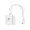 Adaptateur USB-C - Nedis - HDMI - 0,2 m - Blanc - USB-C 3.1