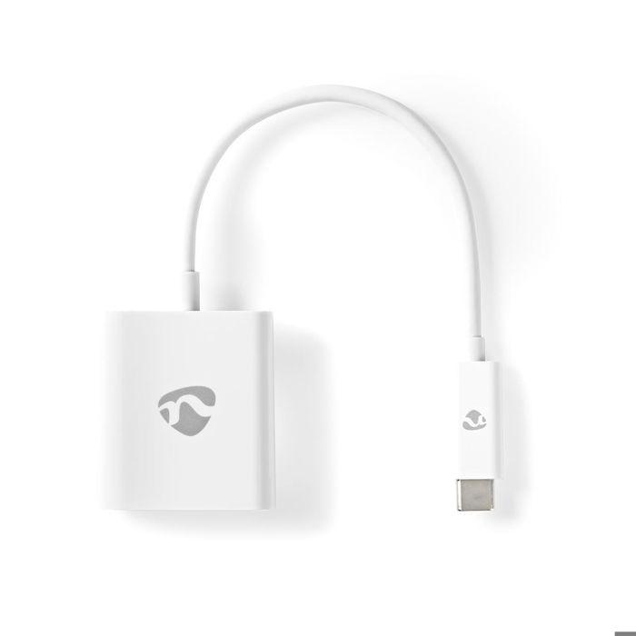 Adaptateur USB-C - Nedis - HDMI - 0,2 m - Blanc - USB-C 3.1