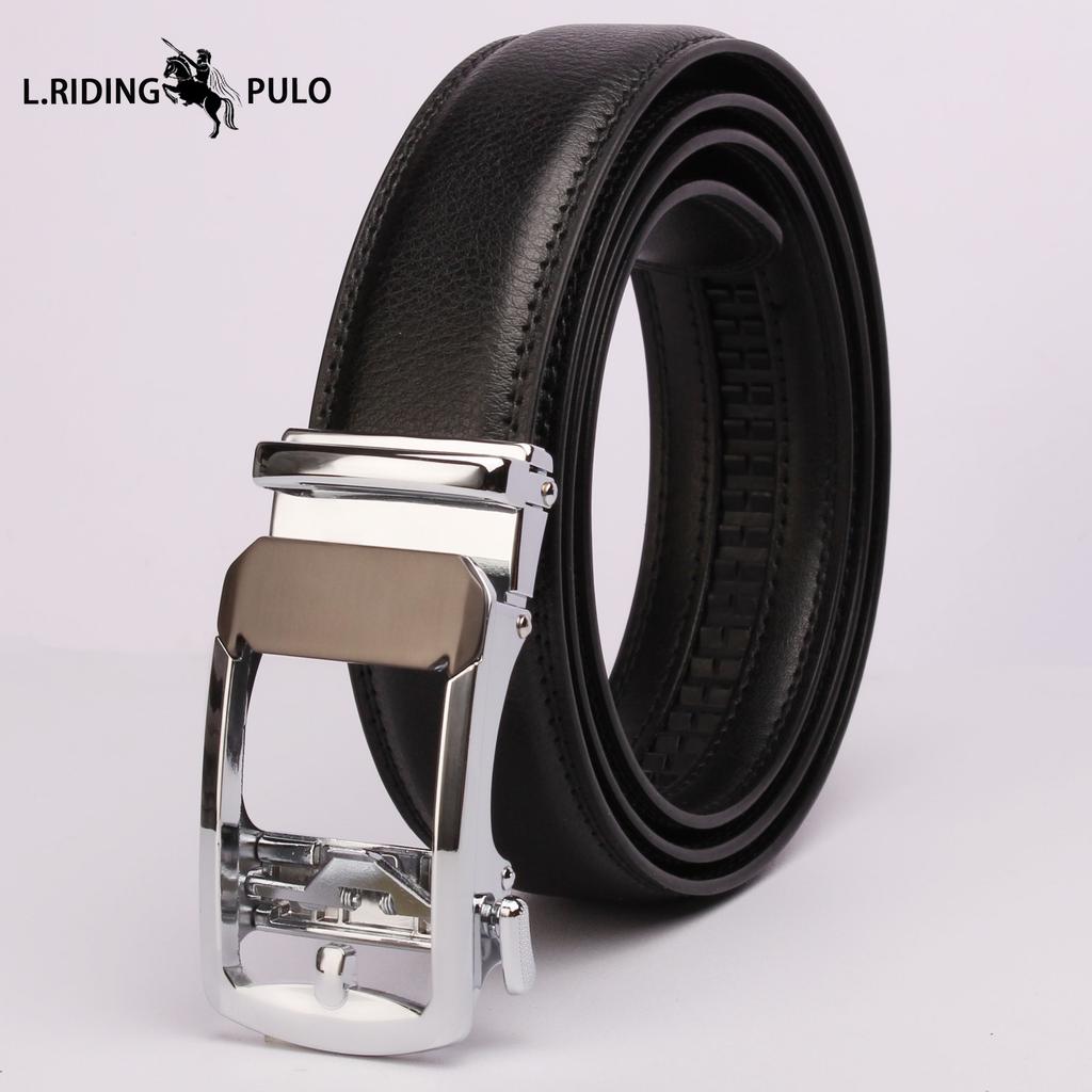 Fashion Business Men's Belt Belt Simple High-end All-match Automatic Buckle Belt Small Suit High-end Trouser Belt