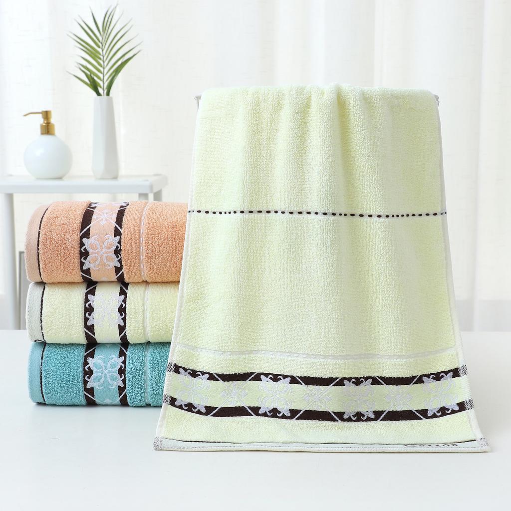 Pure Cotton Towel Supermarket Shopping Company Face Towel Embroidery Gift Idea Thickened Cotton Towel Pure Cotton