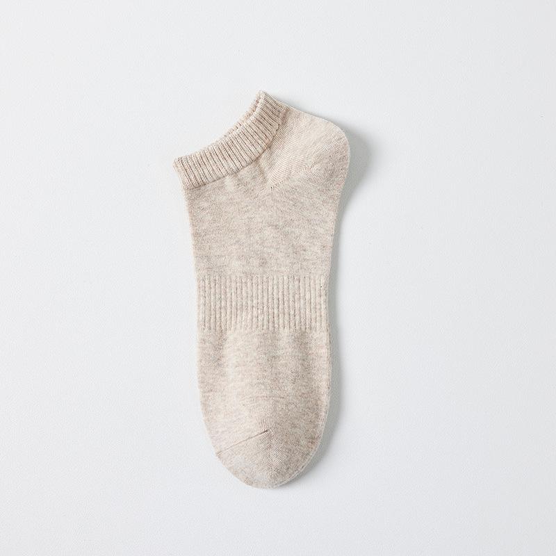 Men's Summer Thin Cotton Ankle Socks: Breathable, Sweat-Absorbing, Anti-Odor Low-Cut Sports Socks