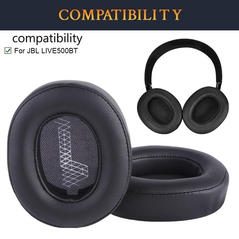 Náušníky Měkké ušní polštářky s izolací hluku pro sluchátka JBL LIVE500BT (Šedá)