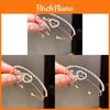 Love Heart Geometric Double Layer Bracelet With Silver Plated Copper For Fashion Women Spring 2026