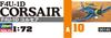 Hasegawa US Navy Corsair Plastic Model Kit A10 1/72 F4U-1D