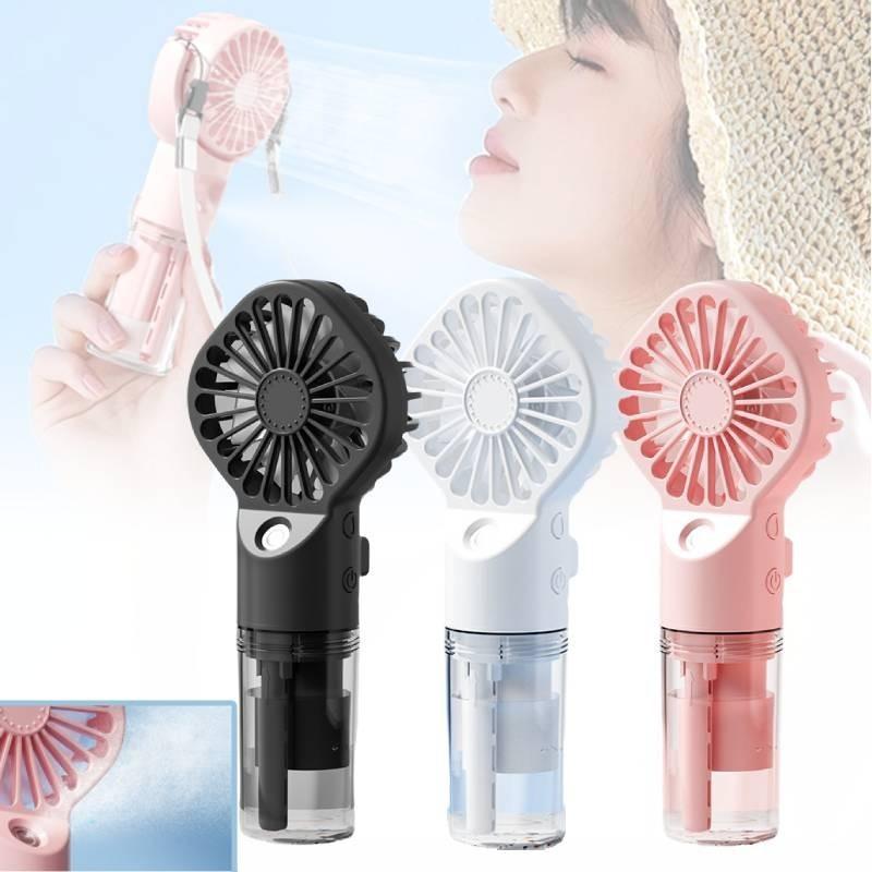 Tragbarer Handnebelventilator USB-wiederaufladbarer Mini-Ventilator für Studenten Outdoor-Geschenk