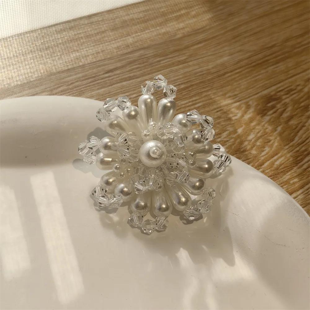 Fashion 1PCS Shoelaces Clips Buckle Decorations Rhinestones Pearl Gem Casual Flower Shoes Accessories Shoe Charms for Sneakers