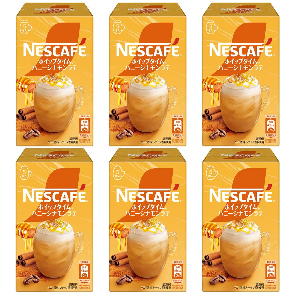 Nescafe Whipped Time Honey Cinnamon Latte 5P X 6