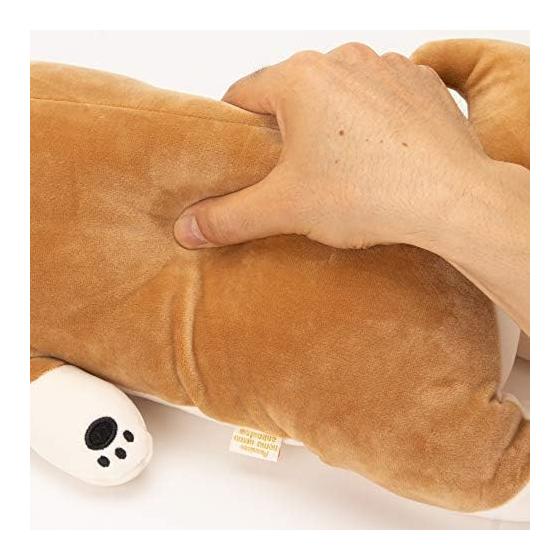 LIV HEART Body Pillow Premium Nemunemu Animals Shiba Inu Kotaro L Size (Total Length Approx. 73cm) Fluffy Chewy Stuffed Animal Pillow Gift 48768-44