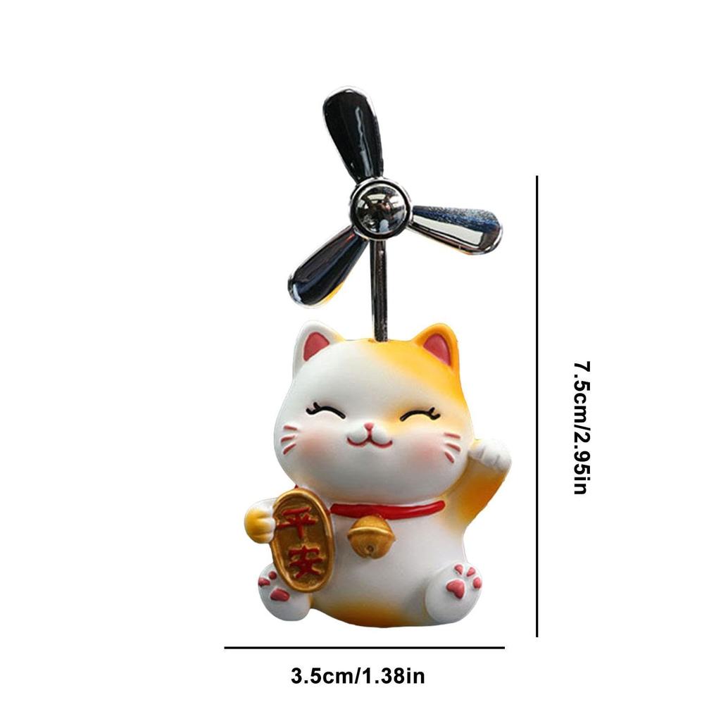Cat Air Vent Propeller | Cute Cat Car Aromatherapy Machine Cute Animal